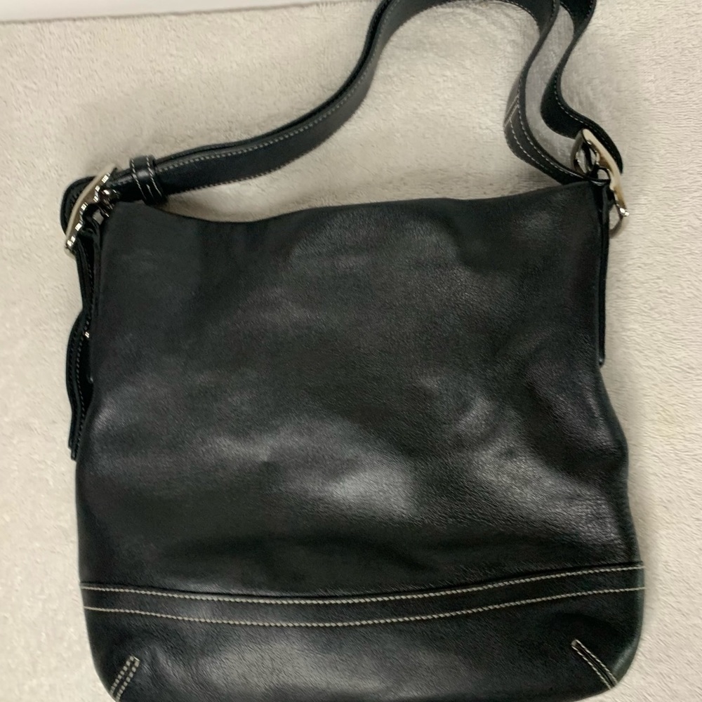 Coach 1415 Genuine Leather Crossbody  Purse